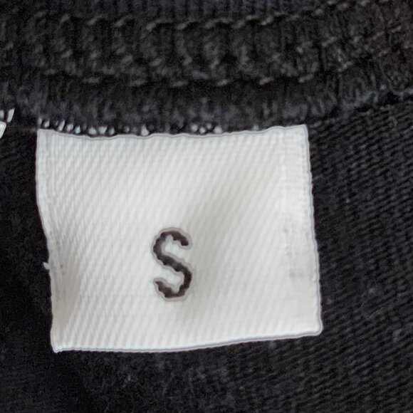 Free Label Black Tencel Organic Cotton Stretch Jersey Boxy Fit Tee - Picture 7 of 7